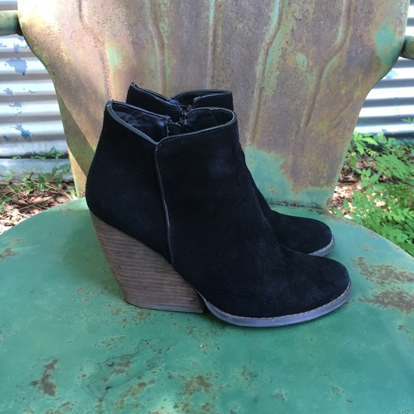very volatile black booties